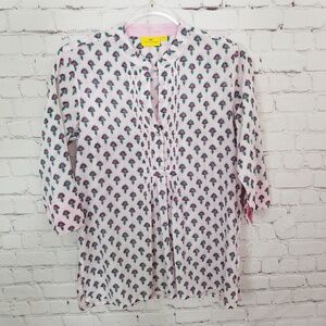 Roberta Roller Rabbit lightweight tunic top XS